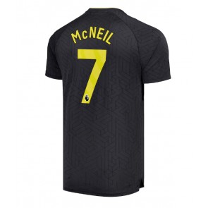 Everton Dwight McNeil #7 Replika Udebanetrøje 2024-25 Kortærmet